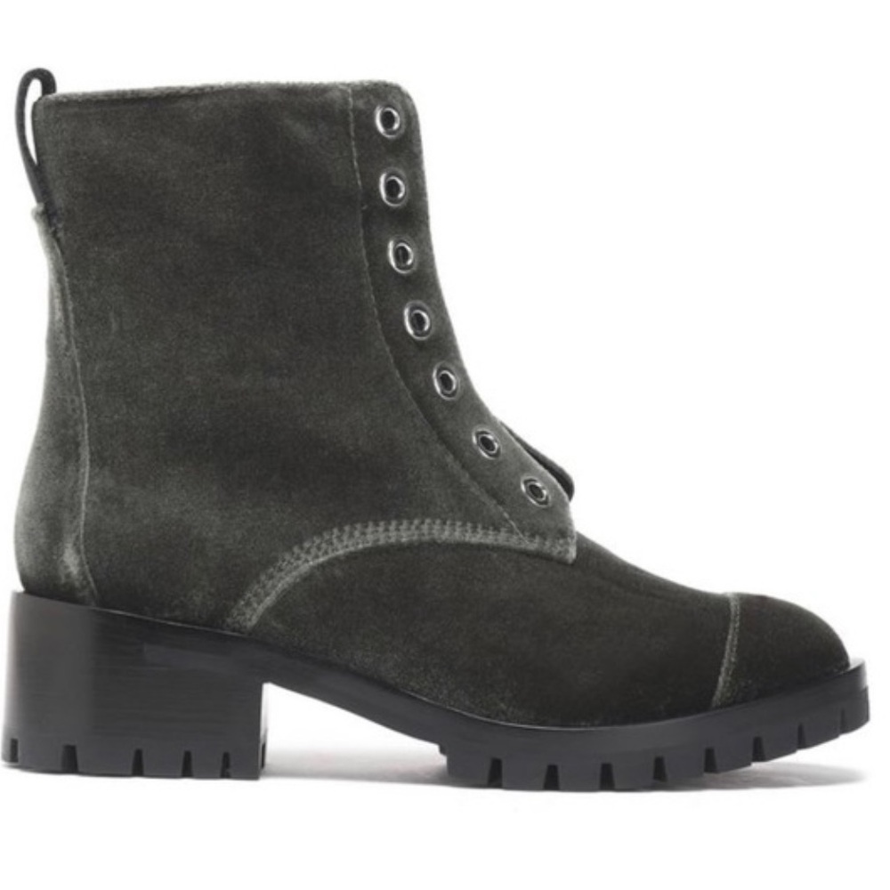 3.1 Phillip Lim velvet combat boots - Picture 2 of 6